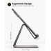 Lamicall Cell Phone Stand, Desk Phone Holder Cradle, Compatible with Phone 12 Mini 11 Pro Xs Max XR X 8 7 6 Plus SE, All Smartphones Charging Dock, Office Desktop Accessories - Silver Lamicall Cell Phone Stand, Desk Phone Holder Cradle, Compatible with Phone 12 Mini 11 Pro Xs Max XR X 8 7 6 Plus SE, All Smartphones Charging Dock, Office Desktop Accessories - Silver